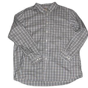 Duluth Trading Co Men's 2XL tall casual button down‎ plaid shirt